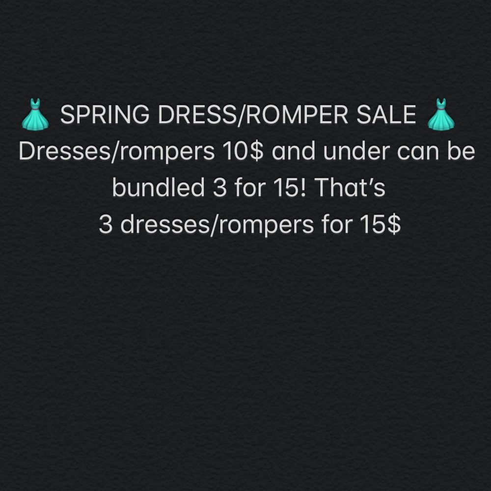 Dresses/Rompers